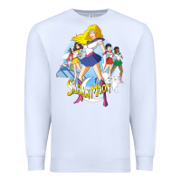 White saban moon Premium Sweatshirt - tuanDangUi