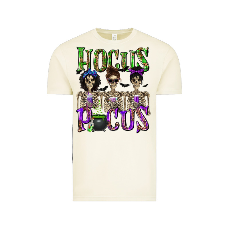 Hocus Pocus With Skeletons Vintage Tee by texasbilliewilder | Teevron