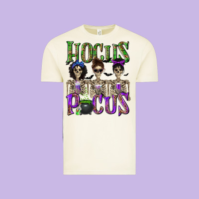 Hocus Pocus With Skeletons Vintage Tee Designed By Texasbilliewilder