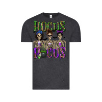 Vintage Black Hocus Pocus with Skeletons Vintage Tee - texasbilliewilder