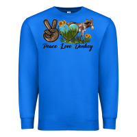 True Royal Peace Love Donkey Premium Sweatshirt - LillyAllenDesigns