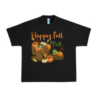 Black Happy Fall Y'all Urban Heavy Tee - texasbilliewilder