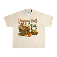 Sandshell Happy Fall Y'all Urban Heavy Tee - texasbilliewilder