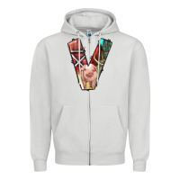 Dove Grey farm life alphabet lowercase letters v Zipper Hoodie - BundleAndBundleShop