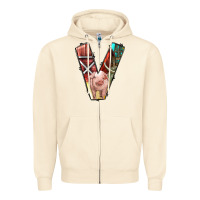 Sandshell farm life alphabet lowercase letters v Zipper Hoodie - BundleAndBundleShop
