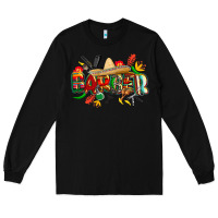 Black cinco de mayo barber Long Sleeve Tee - CowGirlArtShop