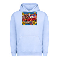 Pigment Grape Ice 4th of july truck cow mousepad Urban Hoodie - BarkalooDesign