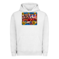 Pigment Lunar Rock 4th of july truck cow mousepad Urban Hoodie - BarkalooDesign