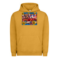 Pigment Peanut Butter 4th of july truck cow mousepad Urban Hoodie - BarkalooDesign