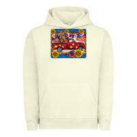 Pigment Pistachio 4th of july truck cow mousepad Urban Hoodie - BarkalooDesign