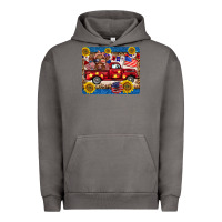 Pigment Tornado 4th of july truck cow mousepad Urban Hoodie - BarkalooDesign