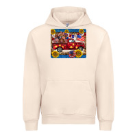 Sandshell 4th of july truck cow mousepad Urban Hoodie - BarkalooDesign
