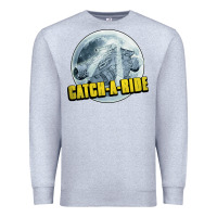 Heather Grey catch a ride to the moon and back Premium Sweatshirt - tuanDangUi
