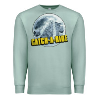 Seafoam catch a ride to the moon and back Premium Sweatshirt - tuanDangUi
