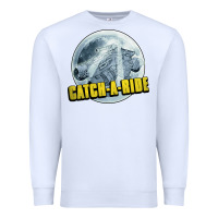 White catch a ride to the moon and back Premium Sweatshirt - tuanDangUi