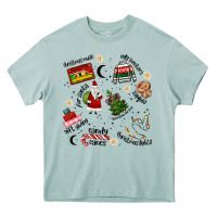 Arona Merry Christmas Heavy Core Tee - MaliasSmallBusiness