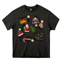 Asphalt Merry Christmas Heavy Core Tee - MaliasSmallBusiness