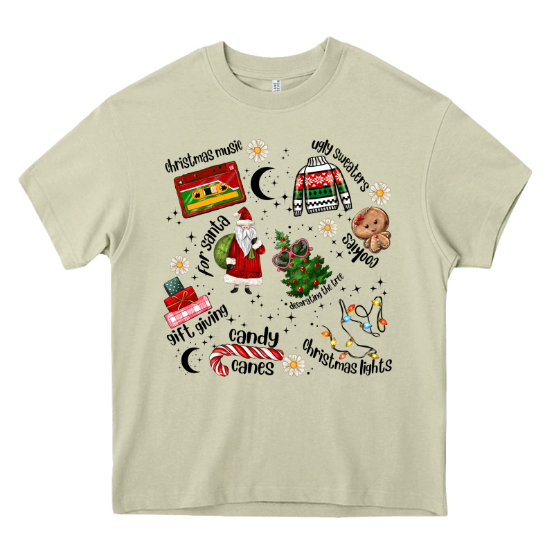 Merry Christmas Heavy Core Tee by MaliasSmallBusiness | Teevron
