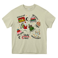 Mossy Merry Christmas Heavy Core Tee - MaliasSmallBusiness