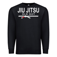 Black Jiu Jitsu Old Guy Premium Sweatshirt - tuanDangUi