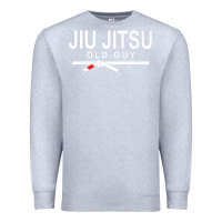 Heather Grey Jiu Jitsu Old Guy Premium Sweatshirt - tuanDangUi