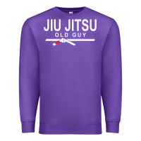 Purple Jiu Jitsu Old Guy Premium Sweatshirt - tuanDangUi