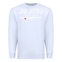 White Jiu Jitsu Old Guy Premium Sweatshirt - tuanDangUi