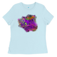 Baby Blue halloween spider web for patches Ladies Tee - BundleAndBundleShop