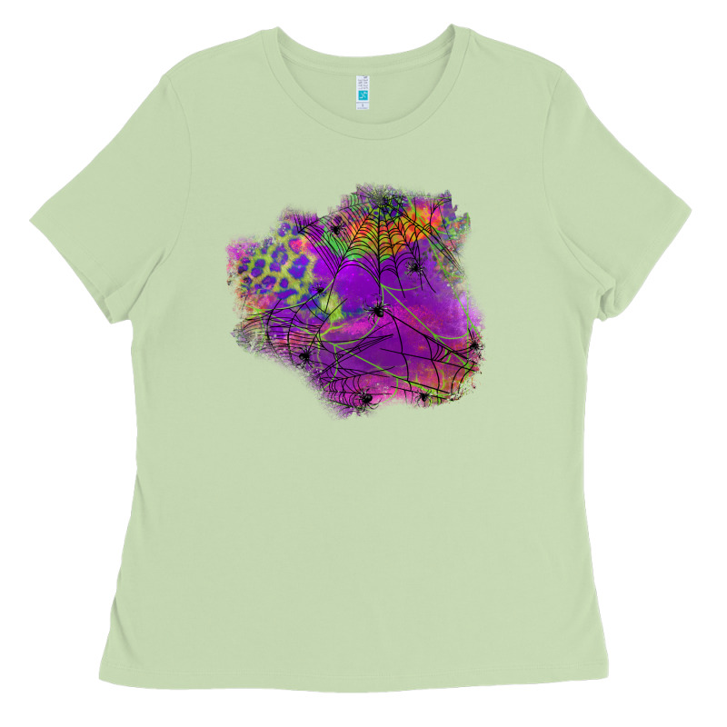 Halloween Spider Web For Patches Ladies Tee by BundleAndBundleShop | Teevron