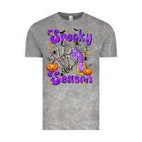 Cloud Rock Spooky Season On Vintage Tee - texasbilliewilder
