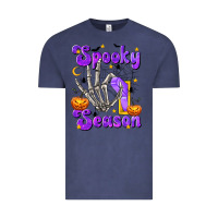 Vintage Denim Spooky Season On Vintage Tee - texasbilliewilder