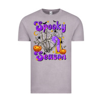 Vintage Zinc Spooky Season On Vintage Tee - texasbilliewilder
