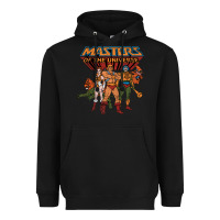 Black he man white color Heavyweight Hoodie - tuanDangUi