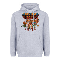 Heather Grey he man white color Heavyweight Hoodie - tuanDangUi
