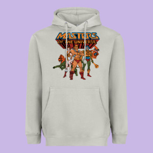 He Man White Color Heavyweight Hoodie Designed By Tuandangui