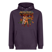 Plum he man white color Heavyweight Hoodie - tuanDangUi