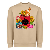 Mushroom Western Football Coffee cup Heavyweight Sweatshirt - FaDigitalArtStudio