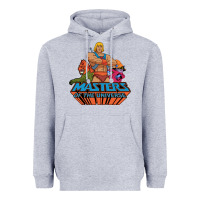 Heather Grey he man white color 1 Heavyweight Hoodie - tuanDangUi