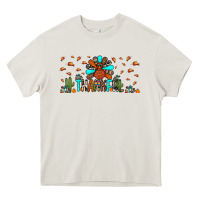 Cream thankful turkey Heavy Core Tee - JahusDesignShop