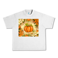 Lunar Rock Fall Pumpkins with Flowers Urban Heavy Tee - texasbilliewilder