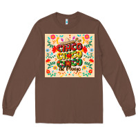 Chestnut cinco cinco cinco de mayo Long Sleeve Tee - CowGirlArtShop