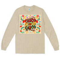 Mushroom cinco cinco cinco de mayo Long Sleeve Tee - CowGirlArtShop