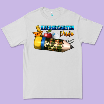 Kindergarten Dude Premium Tee Designed By Bundleandbundleshop