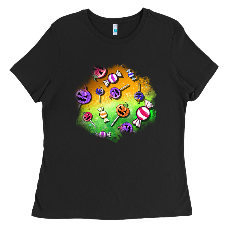 Halloween Candy Patches Ladies Tee by BundleAndBundleShop | Teevron
