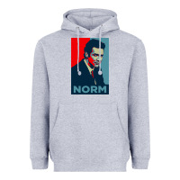 Heather Grey Norm macdonald political poster Heavyweight Hoodie - tuanDangUi