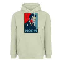 Norm Macdonald Political Poster Heavyweight Hoodie | Teevron