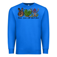 True Royal Peace Love Elk Buck Deer Premium Sweatshirt - LillyAllenDesigns