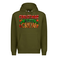 Army Green christmas baking crew with gifts Premium Hoodie - FaDigitalArtStudio