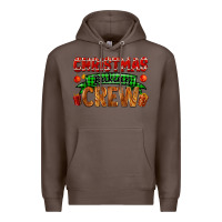 Coffee christmas baking crew with gifts Premium Hoodie - FaDigitalArtStudio
