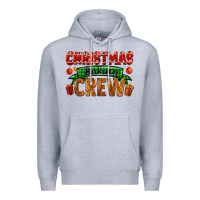Heather Grey christmas baking crew with gifts Premium Hoodie - FaDigitalArtStudio